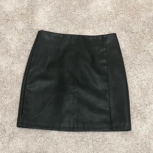 New Topshop Leather skirt